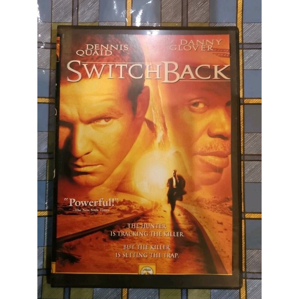Switchback (DVD, 1997) Tested slim case cropped artwork.